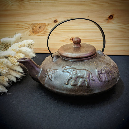 Teapot With Infuser - Elephant Classic Stoneware 100cl